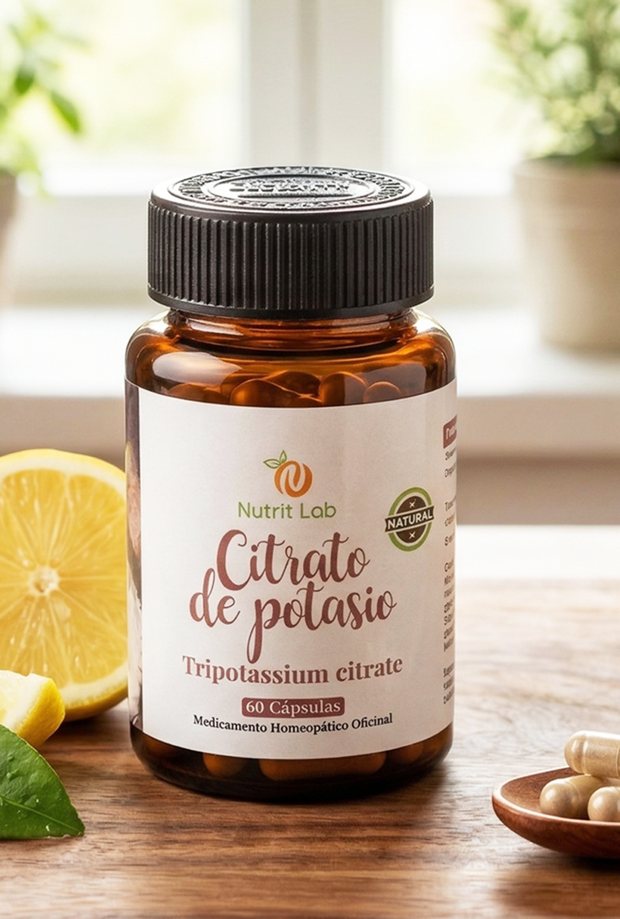 Citrato de Potasio - Equilibrio Muscular y Renal (60 Cápsulas)