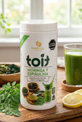 Moringa y Espirulina Toit - Detox y Control de Peso Sabor Limón (650 g)