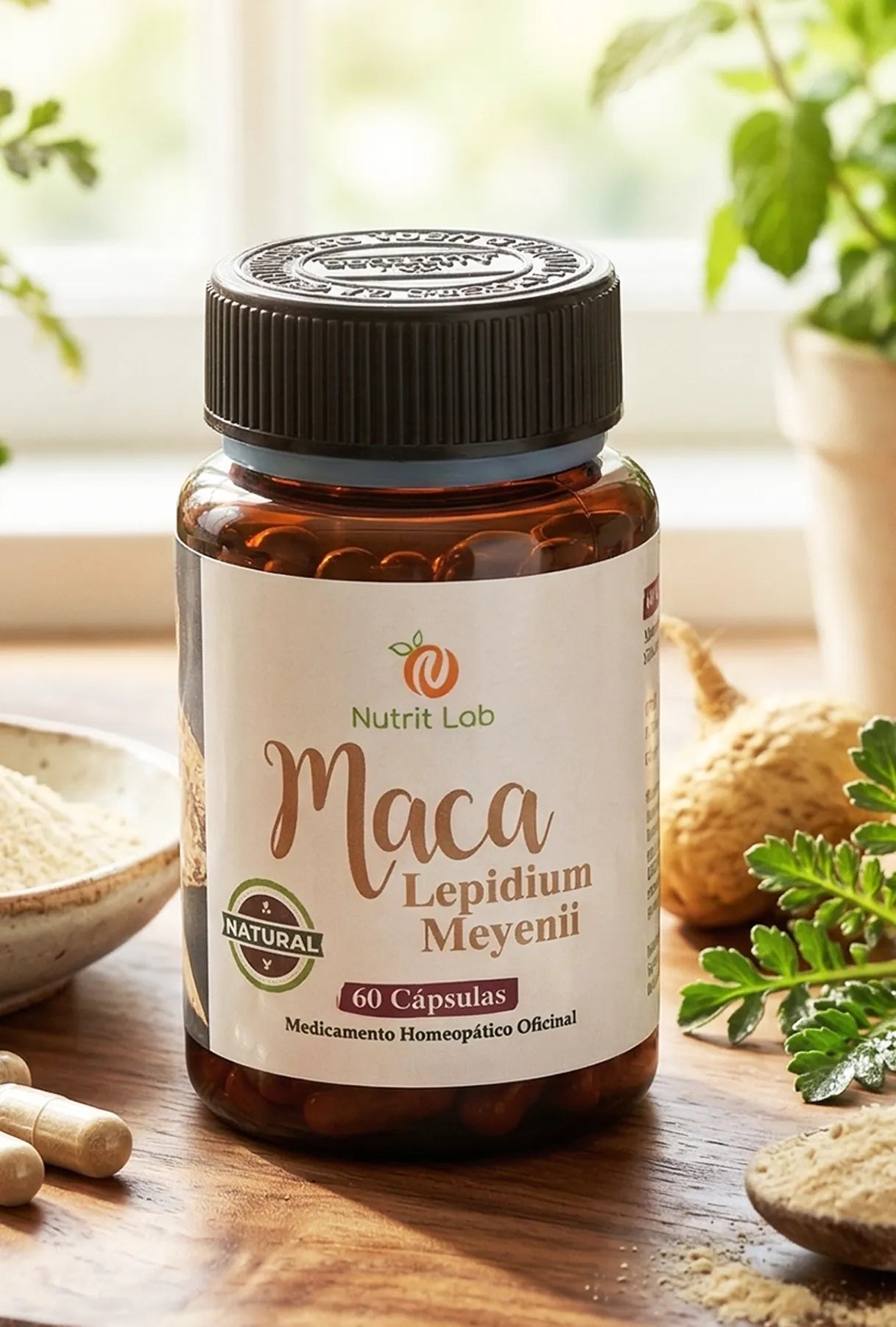 Maca - Energía y Equilibrio Hormonal (60 Cápsulas)