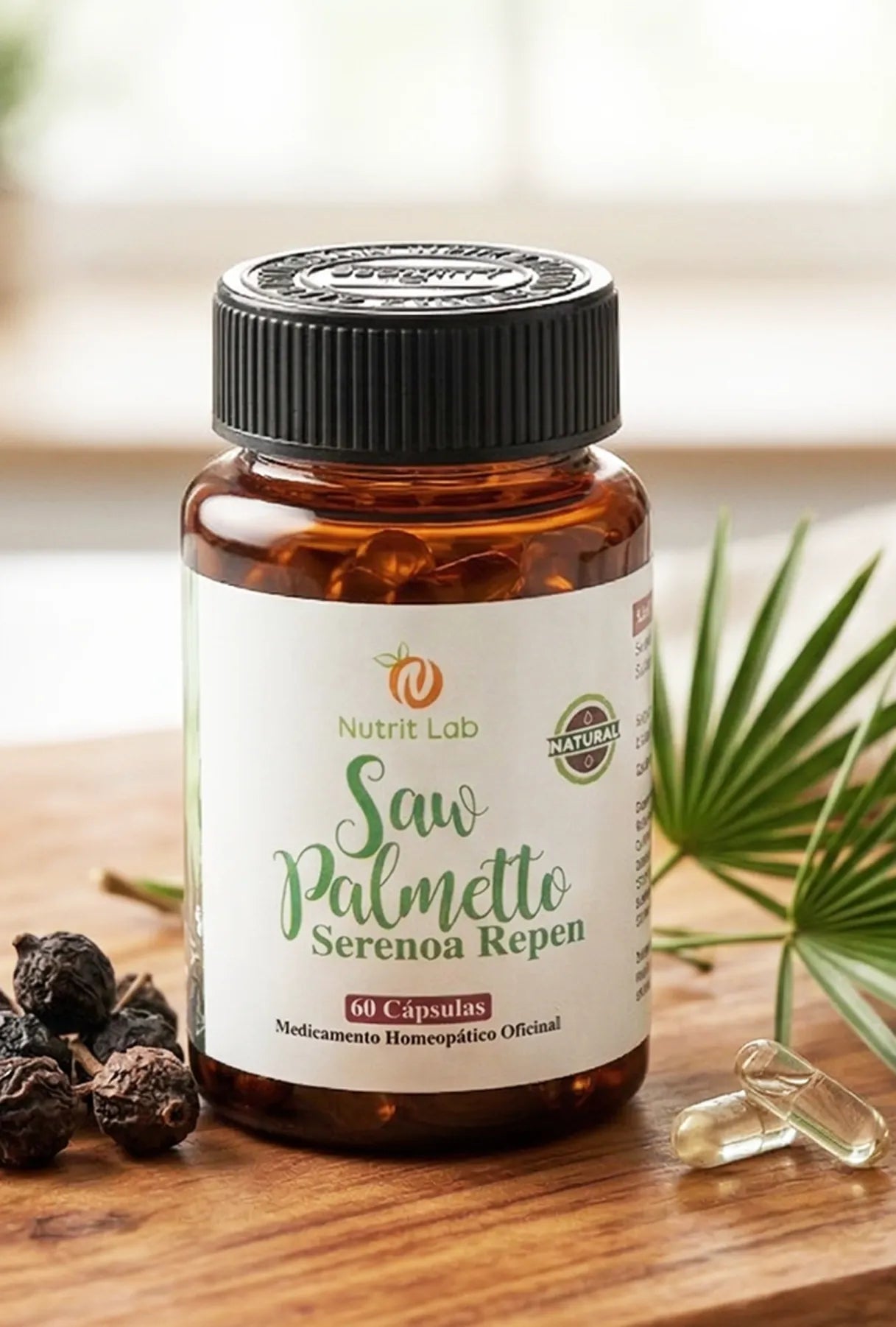 Saw Palmetto - Salud Prostática y Hormonal (60 Cápsulas)